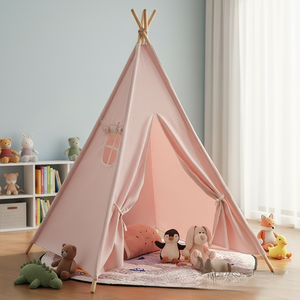 Tente de jeu portable pour enfants, usage intérieur et extérieur, petite tente <span class=keywords><strong>tipi</strong></span> à motif graffiti pour garçons, filles et princesses - Product Image 5