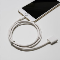 Kabel ekstensi Audio Video AV Digital, 1M 2M 3 kaki IOS 8 pin laki-laki ke Perempuan, kabel ekstensi pengisian sinkronisasi Data OTG untuk iPhone ipad