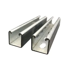 Compare 1/6 China supplier sale zinc coated profile C purlin 100x100 100x50 hot dipped galvanized steel