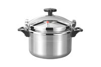 Casserole à pression en alliage d'aluminium écologique avec système de verrouillage de sécurité pour cuisinière à gaz et usage domestique ou en restaurant