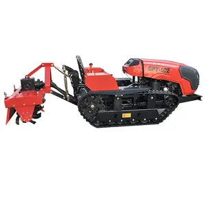 A 50-horsepower agricultural tractor can be used for ditching, ridge, and weeding small tractors