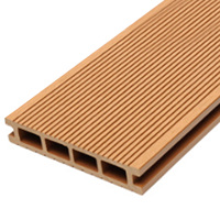 Planches de terrasse en composite imperméables EVERWALL Hollow WPC, légères, pour l'extérieur