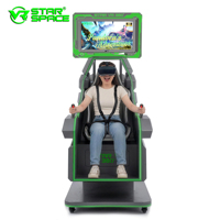 Precio de Fábrica SportVR Shooting, Simulador de Vuelo VR con Rotación de 360/720 Grados, Cabina de Simulación de Realidad Virtual 9D con Silla de Movimiento