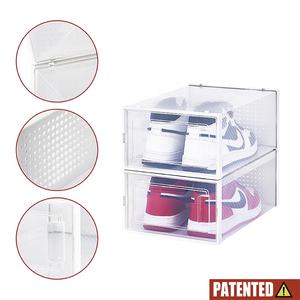 Clara al por mayor de la caja de zapatos de almacenamiento debajo de la cama armario zapato contenedores caja de almacenamiento de plástico - Product Image 4