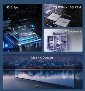 กล่องรับสัญญาณทีวี Yesido ความละเอียด 4K Ultra HD พร้อมรีโมทคอนโทรลในตัว รองรับคลื่นความถี่ 2.4G และ 5G สองโหมดการทำงาน - Product Image 3