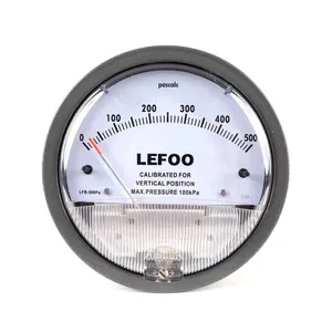 LEFOO เครื่องวัดความแตกต่างของอากาศ,เครื่องวัดความดัน Cacuum Manometer ความแม่นยำสูงขนาดเล็กช่วงการวัด0-30PA ~ 0-30KPA - Product Image 1