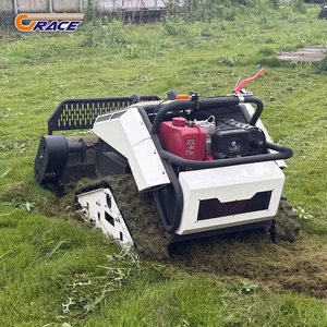 Free Shipping Crawler All Agriculture Rubber Garden CE EPA Approved Grass Diesel Engine <b>Robot</b> <b>Remote</b> <b>Control</b> Flail Lawn Mower - Product Image 3