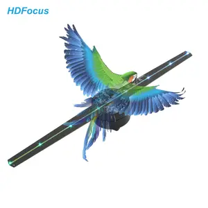 42Cm Wifi Full Hd 3D Holographic Led Fan Mini 3D Hologram Advertising Fan