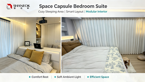 Casa Móvil Tipo Cápsula Espacial D2, Villa Prefabricada, Mini Casa al Aire Libre, <span class=keywords><strong>Espacio</strong></span> de Vivienda en Contenedor de Aluminio Ecológico con Energía Solar - Product Image 3