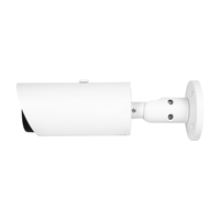 Caméra bullet PTZ 8MP couleur 40m IR POE objectif motorisé stockage SD et détection AI pour l'extérieur