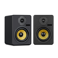 Moniteurs de studio actifs de 6 pouces, paire d'enceintes pour le suivi et le mixage en studio