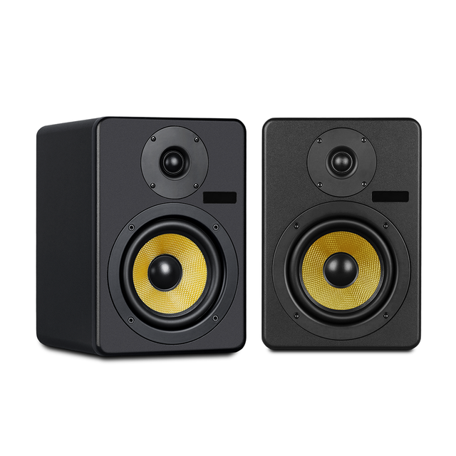 6 Inch Powered Studio Monitors Active Monitor Speakers Pair for Studio Tracking Mixing