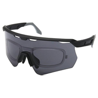 Lunettes de soleil sport semi-cerclées personnalisées OEM ODM avec verres miroir dégradés pour hommes et femmes, idéales pour le cyclisme, la randonnée, le ski et le golf