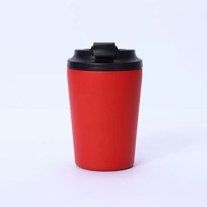 Petite tasse à café isotherme en acier inoxydable, anti-fuite, avec couvercle rabattable, légère, portable, pour les trajets quotidiens, impression personnalisée - Product Image 3