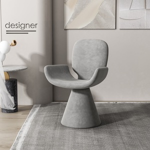 Sgabello Moderno Semplice in PU per Trucco - <span class=keywords><strong>Sedia</strong></span> da Toeletta con Schienale per Hotel, Appartamenti e Camere da Letto (Adatto anche per Nail Art e Sala da Pranzo) - Product Image 2