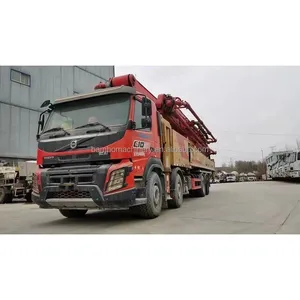 High quality 2020 sany volvo 62 meters truck mounted boom concrete pump truck for sale in Turkey