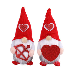 Muñeca de Trapo Tejida para el Día de San Valentín y Pascua 2026, Muñeca sin Rostro con Lazo y Arco, Venta al por Mayor - Product Image 5