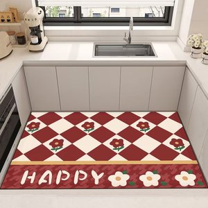 <span class=keywords><strong>Tappeto</strong></span> Runner Antiscivolo a Pelo Corto, Realizzato a Macchina, Ecologico, Adatto ai Animali Domestici, per Ingresso, Corridoio, Camera da Letto, <span class=keywords><strong>Cucina</strong></span> - Product Image 2