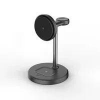 Support de chargeur sans fil universel 3 en 1, magnétique Qi2.2, refroidisseur portable, station de charge rapide pour téléphone, écouteurs, montre