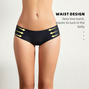 Nouvelles culottes gainantes sexy extensibles, taille basse, anti-bactériennes, douces pour la peau, avec entrejambe en coton et éponge, pour femme - Product Image 4