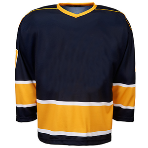 เสื้อกีฬาฮอกกี้ผ้าโพลีเอสเตอร์แบบไม่มีลาย - Product Image 4