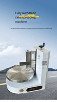 Machine à lisser les gâteaux électrique commerciale pour boulangerie, idéale pour le polissage et le glaçage des gâteaux d'anniversaire