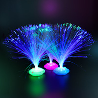Décoration de Noël en gros qui brille dans le noir, jouets pour enfants, jouet lumineux LED coloré à fibres optiques pour la nuit