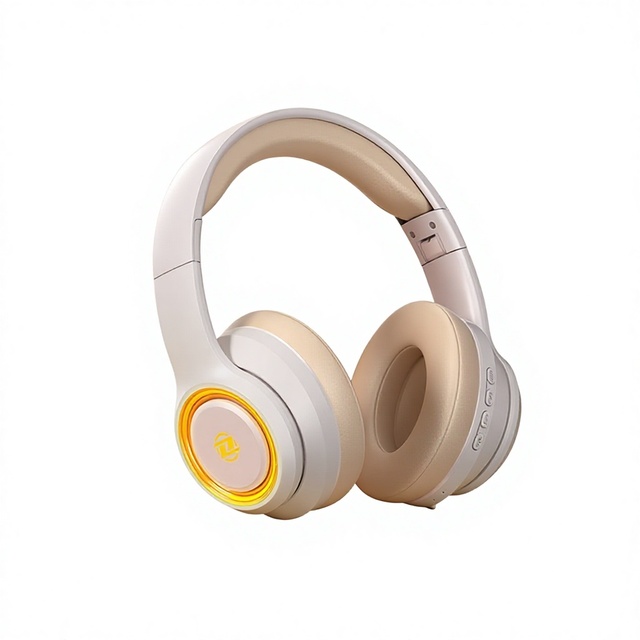 Over-ear for 5.3 Wireless Headphones Active Noise Cancellation IPX5 Waterproofing Jerry Chipset Card Slot Deep-bass Sound