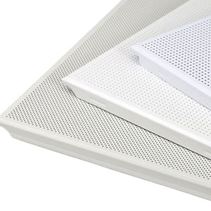 Bán buôn giá cả hợp lý 600*600 nhôm miếng vải hình tam giác tấm Dễ dàng cài đặt nhôm gạch Trần cho các trường học trang trí nội thất - Product Image 3