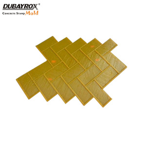 Moules en béton estampé en caoutchouc pour pavés Moules décoratifs pour dalles de pavage Plus de modèles de moulage pour le choix - Product Image 3