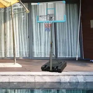 Benutzer definierte Schwimmbad Seite Basketballs piel Wassersport Spielzeug Basketball Hoop Stand für Kinder Schwimmbad Basketball korb