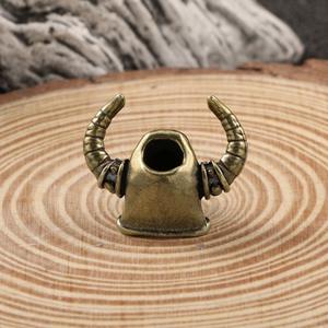 1 ud. Colgante de Latón con Cabeza de Toro Rey Demonio, Accesorio Pequeño Hecho a Mano para Bricolaje, Colgante para Coche - Product Image 3