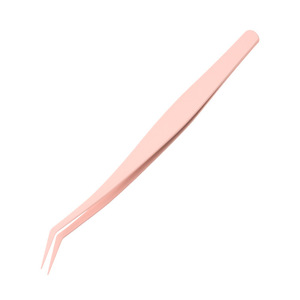 Không dính DIY Lash nhíp thép không gỉ nhíp lông mi DIY không dính Tweezer Applicator công cụ cho Báo Chí trên lông mi - Product Image 3