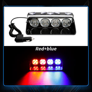 DXZ Automotive <span class=keywords><strong>LED</strong></span> Aspiration <span class=keywords><strong>Clignotant</strong></span> <span class=keywords><strong>Central</strong></span> Reminder Light S20 Rouge et Bleu Mirror Light Accessoire pour Voitures et SUV - Product Image 5