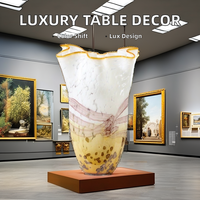 Artisanat en verre luxueux fait main, fournitures et accessoires d'artisanat, figurines de musée, décoration de table intérieure, vente en gros, ornement de maison