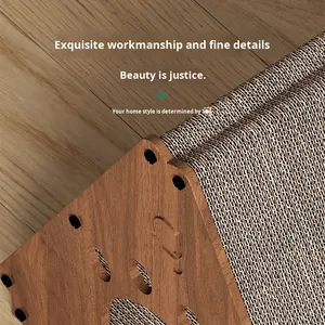 Kapalı kedi dinlenme ve oyun için üçgen tasarım karton ambalaj ile Modern çevre dostu Premium kedi tırmalama sütunu - Product Image 3