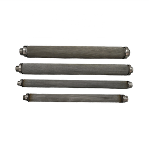 Filtre à <span class=keywords><strong>cartouche</strong></span> plissé en treillis métallique <span class=keywords><strong>304</strong></span> de haute précision en acier inoxydable Cartouches filtrantes plissées Filtre à mailles métalliques plissées - Product Image 1