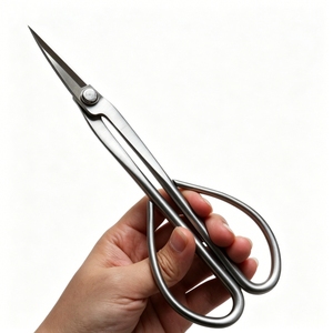 All Metal <strong>Long</strong> <strong>Handle</strong> DIY Bonsai Scissors Floral Trimming <strong>Shears</strong> for Ikebana Flower Arrangement Wholesale - Product Image 1