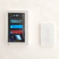Tablette Kiosque Murale Android 15 de 7 Pouces pour Maison Intelligente, Assistant Domestique, Panneau Mural POE, Écran Tactile Industriel RS485