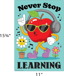 Pacchetto di <span class=keywords><strong>Poster</strong></span> Educativi Personalizzati 11" X 15" con Risorse Create dagli Insegnanti, Stampa Digitale su Carta Artistica in Stile Retrò - Product Image 2