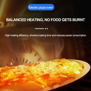 Four commercial multifonctionnel électrique à un seul niveau pour pizzas, 2 kW, 220 V, avec contrôle de température, pour les boulangeries et les entreprises de restauration - Product Image 3