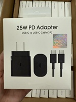 Chargeur Super Rapide USB-C 25W 35W 45W 65W PD en Matériau GaN, Prise UK US EU, Adaptateur Ignifuge S26U/S25/S24 pour Écouteurs et Téléphones Mobiles