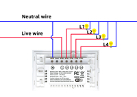 OEM ODM Interrupteur mural intelligent en verre cristal WIFI 1/2/3 gang, circuit imprimé, assemblage de circuits imprimés pour interrupteur intelligent WIFI Tuya