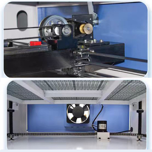 50W Puissance CO2 Laser Machine De Gravure 3D Conception Bois Cuir Verre Acrylique Pierre Papier RECIP Tube-pour Un Usage Domestique - Product Image 6