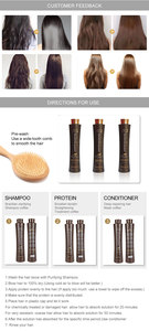 Shampoo Purifiant Bio Keratin Smooth Brazilian pour Salon, OEM, <span class=keywords><strong>Meilleur</strong></span> Shampooing Clarifiant à la Kératine Hydrolysée pour un Nettoyage en Profondeur - Product Image 4