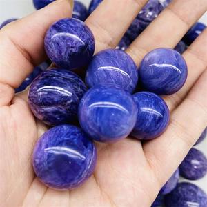 Commercio all'ingrosso naturale di alta qualità charoite drago <span class=keywords><strong>sfera</strong></span> di cristallo sculture reiki viola <span class=keywords><strong>sfera</strong></span> di cristallo per i regali decorazione - Product Image 2