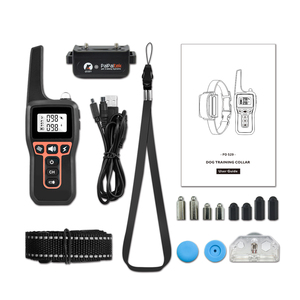 Choque de entrenamiento para perros con <span class=keywords><strong>collar</strong></span> de ladridos de perros remoto IPX7 impermeable recargable para perros - Product Image 5