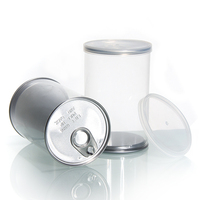 Scelleuse de canettes de boissons en gros, vide, transparente, 500 ml, 650 ml, plastique de qualité alimentaire, PET transparent pour aliments