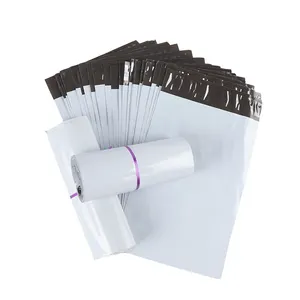 white poly mailers envelope courier mailing plastic packaging shipping bag for clothing