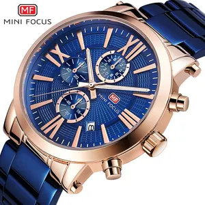 Mini Focus người đàn ông cổ tay thời trang xem thạch anh Analog xem người đàn ông của Chronograph đồng hồ